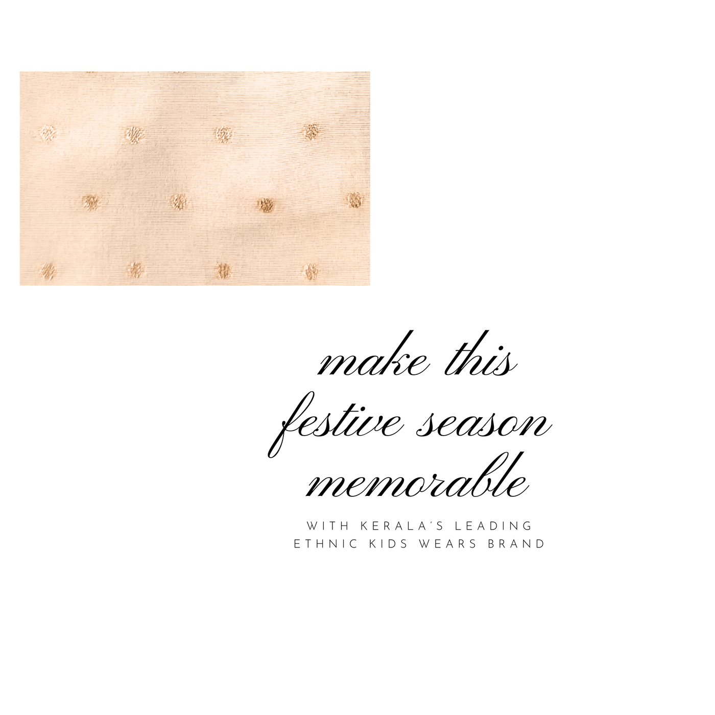 Skirt & Top Set for Girls: Traditional Onam Attire From NutsClothing | Golden Kasavu | Peacock Green | Light Green | Light Orange | For Ages 6 Months to 7 Years