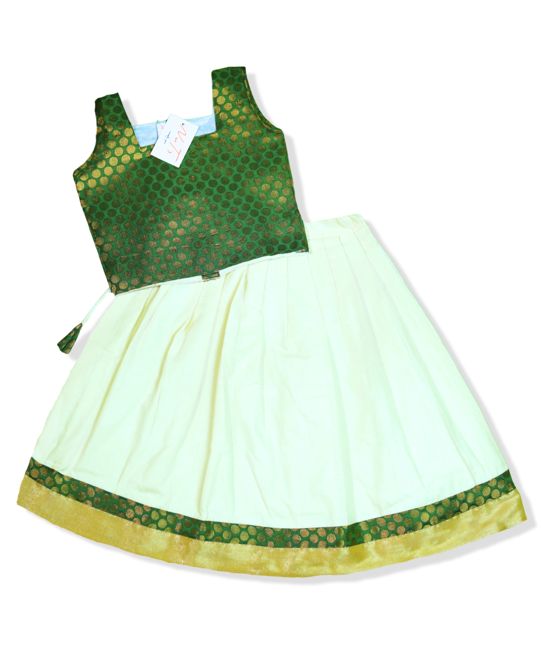 The Brocade Dot Skirt Set