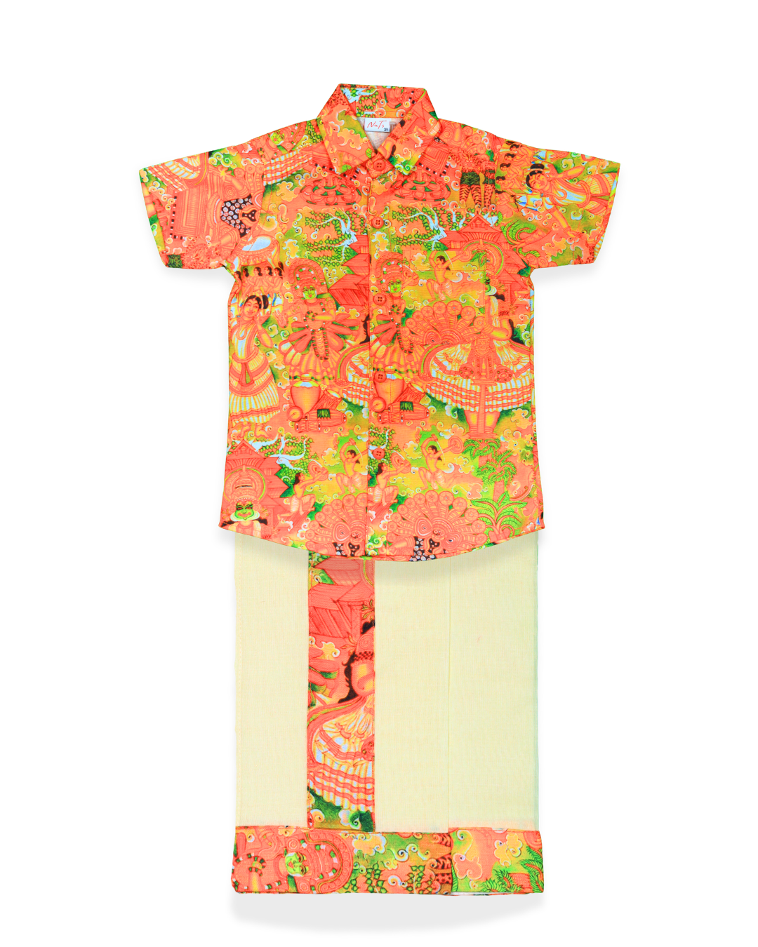 The Ditsy Print Kurta & Mundu